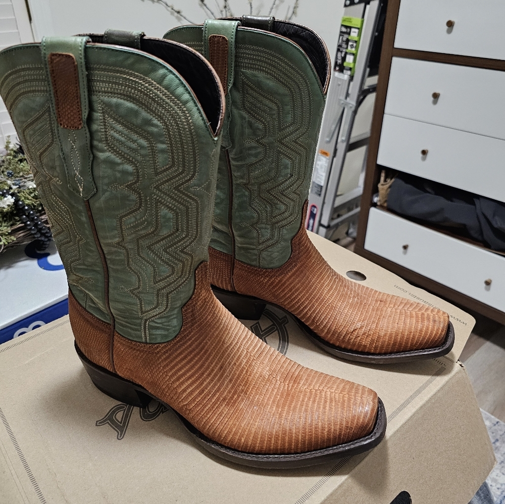 Men's Allen's Lizard Cowboy Boots